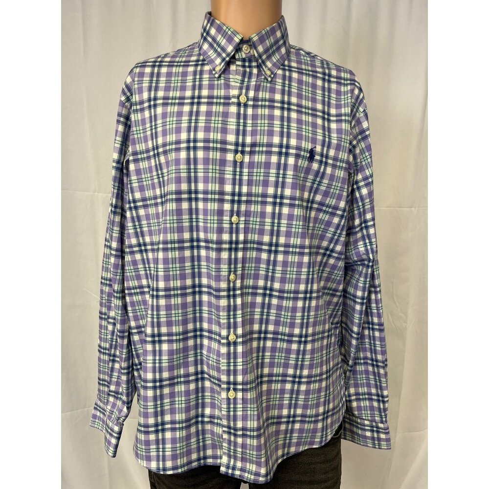 Ralph Lauren Men's Classic Fit Shirt/Button Up Size L SKU 5888